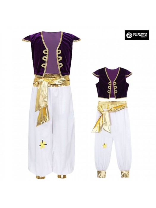 Aladino Vestito Carnevale Costume Travestimento Bambino Uomo ALAD009